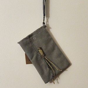 Honey & Me Gray Wristlet